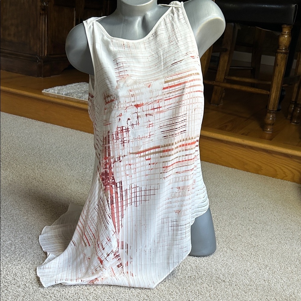 WHITE HOUSE BLACK MARKET ASYMMETRIC TANK TOP